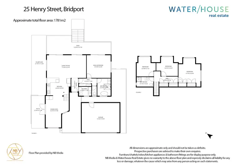 Floorplan of Homely house listing, 25 Henry Street, Bridport TAS 7262