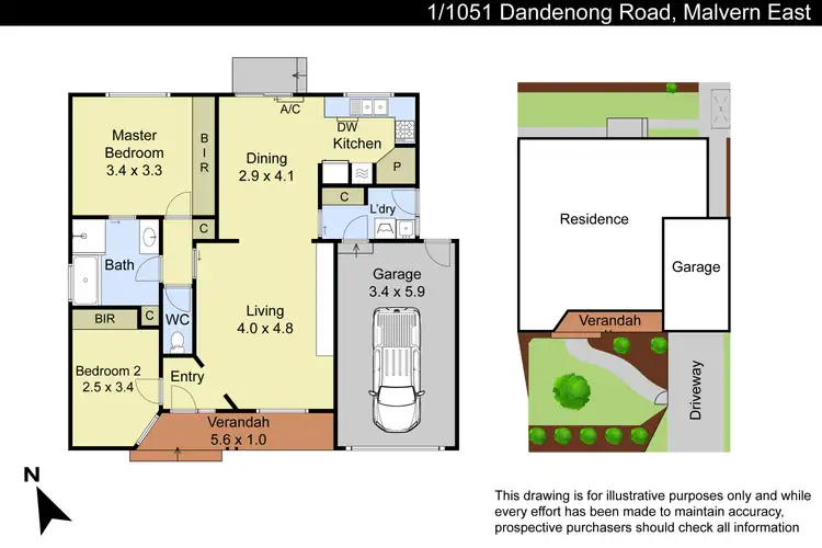 Floorplan of Homely unit listing, 1/1051 Dandenong Road, Malvern East VIC 3145