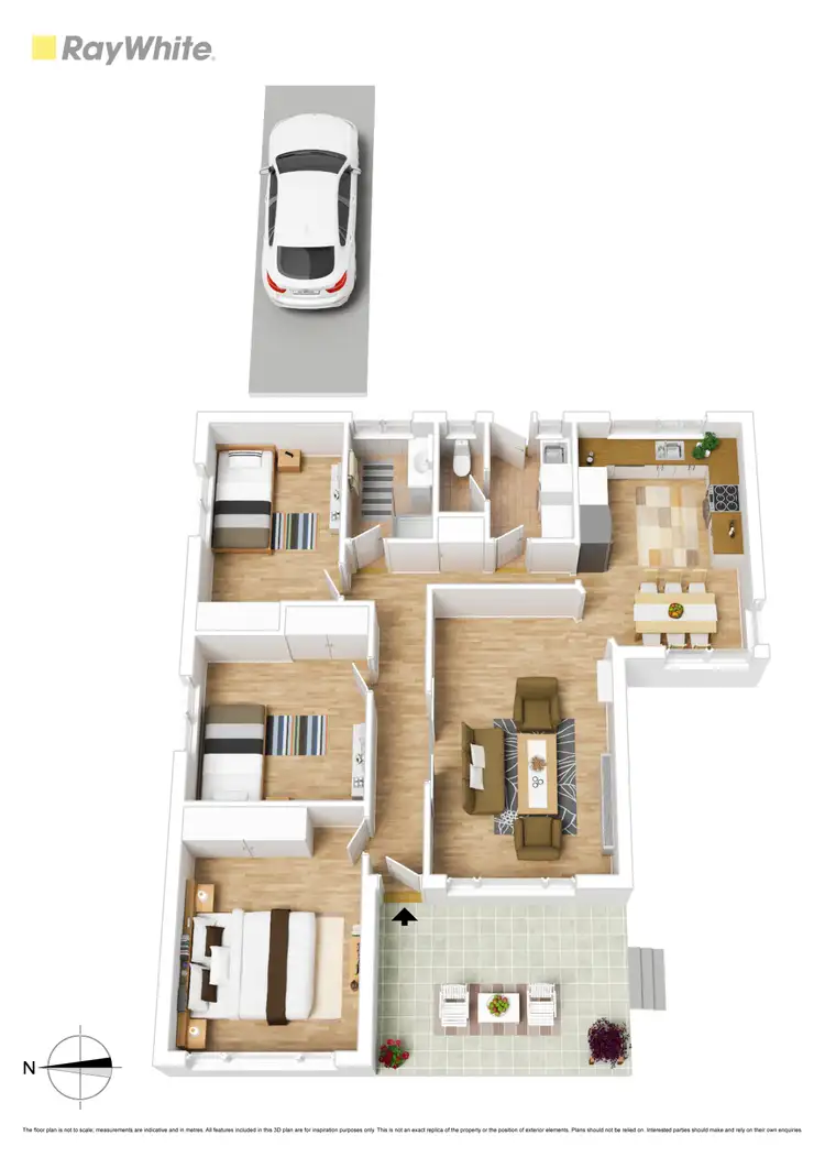 Floorplan of Homely house listing, 8 Mentha Street, Sunshine West VIC 3020