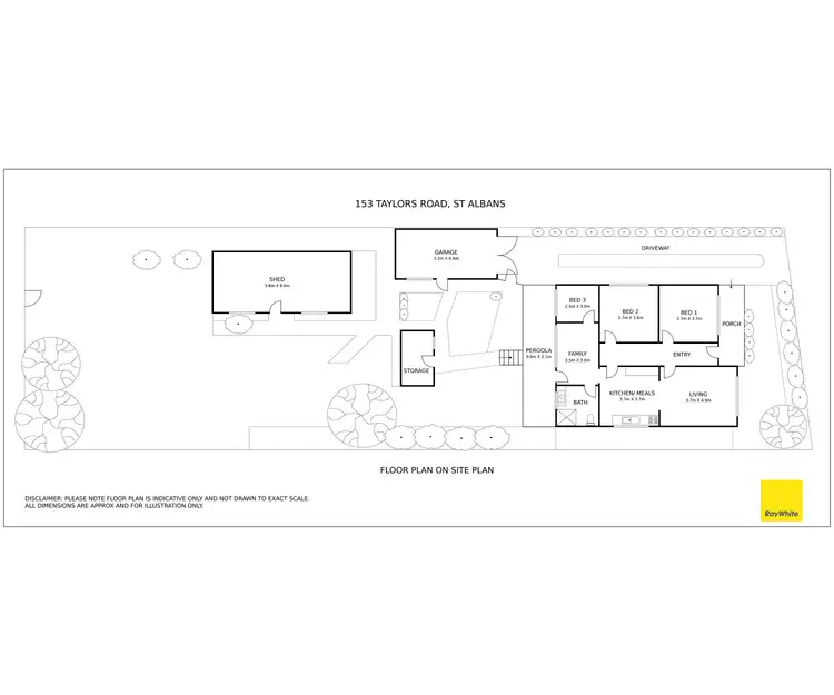Floorplan of Homely house listing, 153 Taylors Road, St Albans VIC 3021