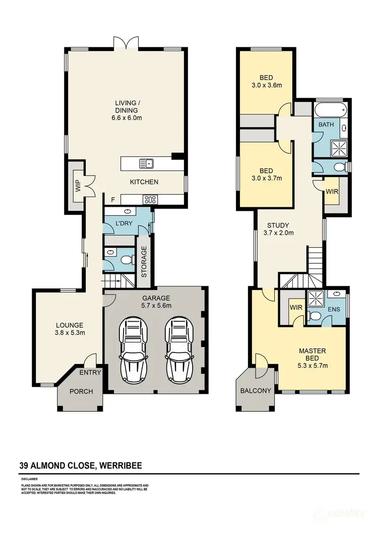 Floorplan of Homely house listing, 39 Almond Close, Werribee VIC 3030