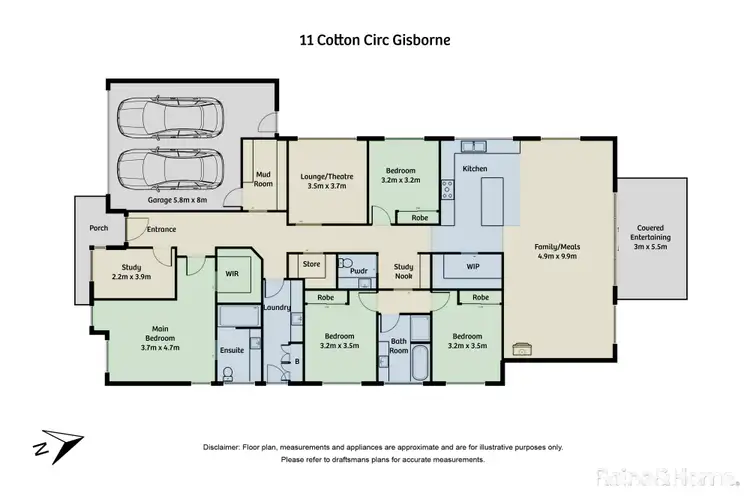 Floorplan of Homely house listing, 11 Cotton Circuit, Gisborne VIC 3437