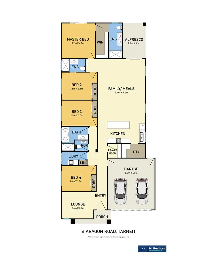 Floorplan of Homely house listing, 6 Aragon Road, Tarneit VIC 3029