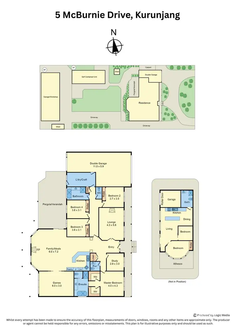Floorplan of Homely house listing, 5 Mcburnie Drive, Kurunjang VIC 3337