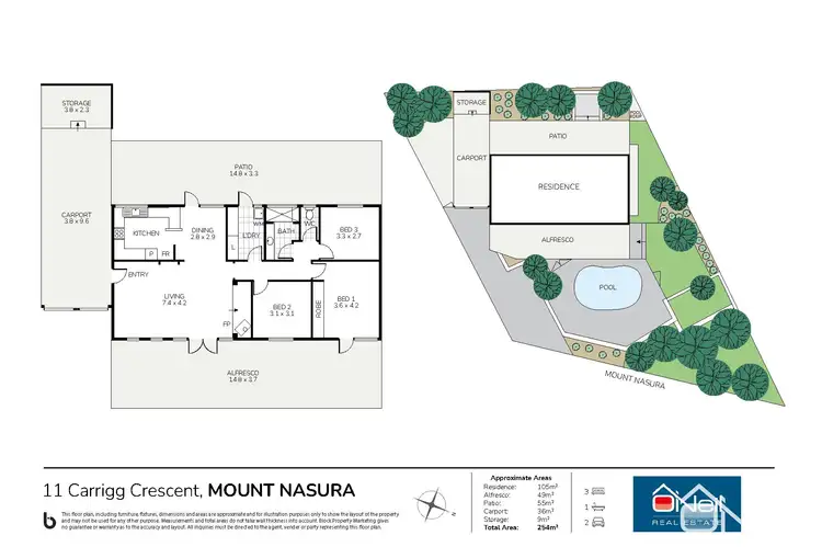 Floorplan of Homely house listing, 11 Carrigg Crescent, Mount Nasura WA 6112
