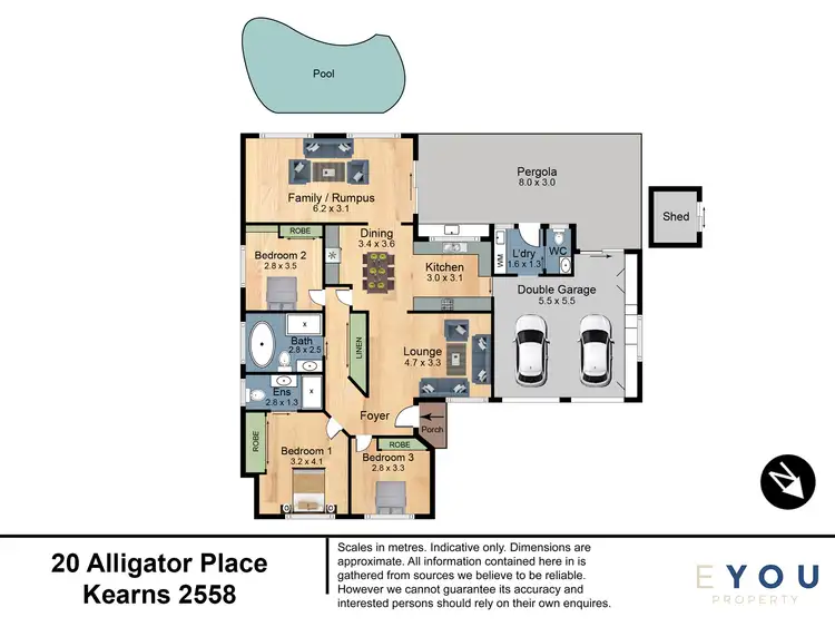 Floorplan of Homely house listing, 20 Alligator Place, Kearns NSW 2558