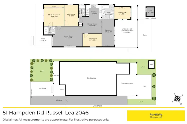 Floorplan of Homely house listing, 51 Hampden Road, Russell Lea NSW 2046