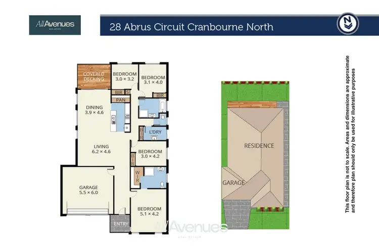 Floorplan of Homely house listing, 28 Abrus Circuit, Cranbourne North VIC 3977