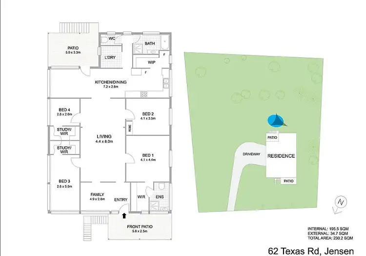 Floorplan of Homely house listing, 62 Texas Road, Jensen QLD 4818