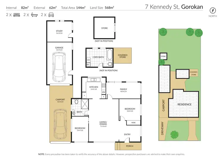 Floorplan of Homely house listing, 7 Kennedy Street, Gorokan NSW 2263
