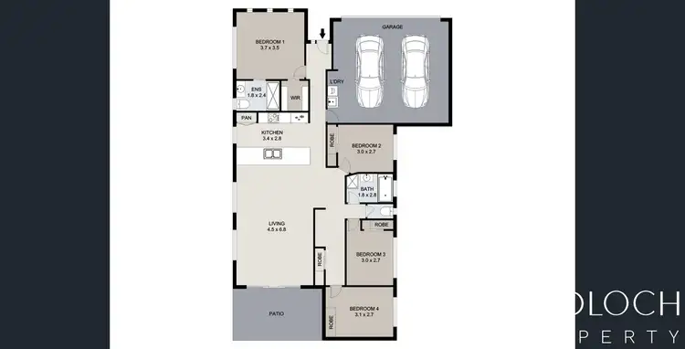 Floorplan of Homely house listing, 21 Bellbird Circuit, New Auckland QLD 4680