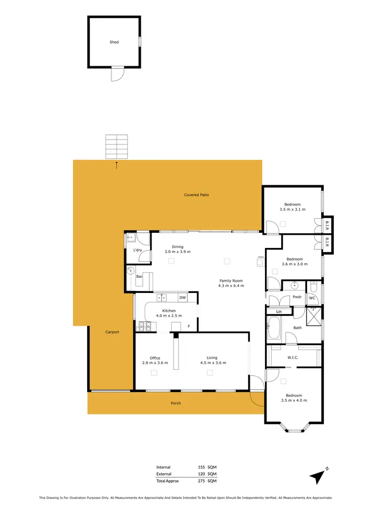 Floorplan of Homely house listing, 17 Quinvale Road, Hallett Cove SA 5158