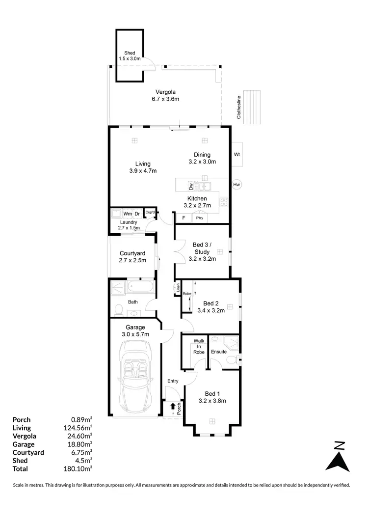 Floorplan of Homely house listing, 18 Kopoola Crescent, Gilles Plains SA 5086