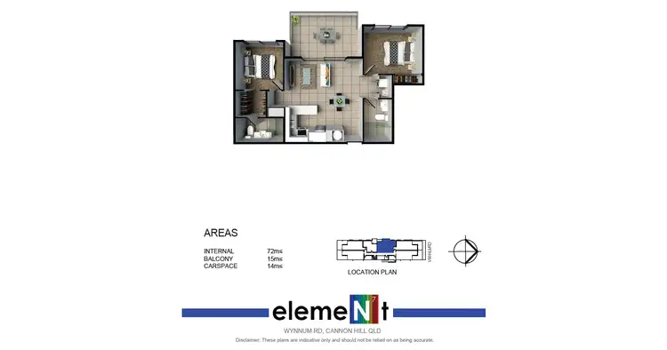 Floorplan of Homely apartment listing, 21/1049 Wynnum Road, Cannon Hill QLD 4170