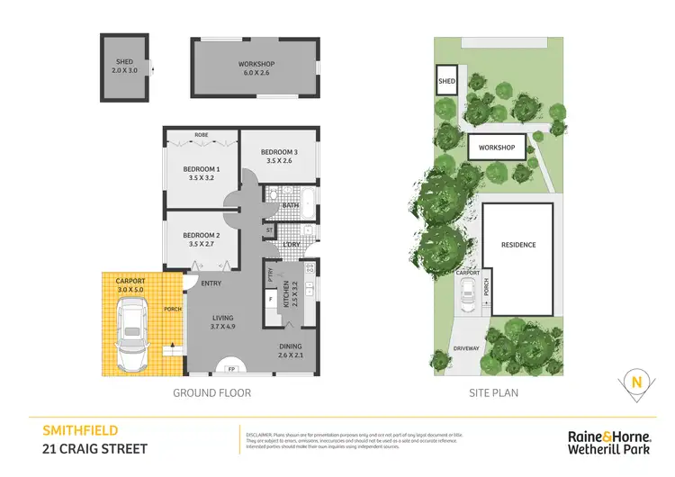 Floorplan of Homely house listing, 21 Craig Street, Smithfield NSW 2164