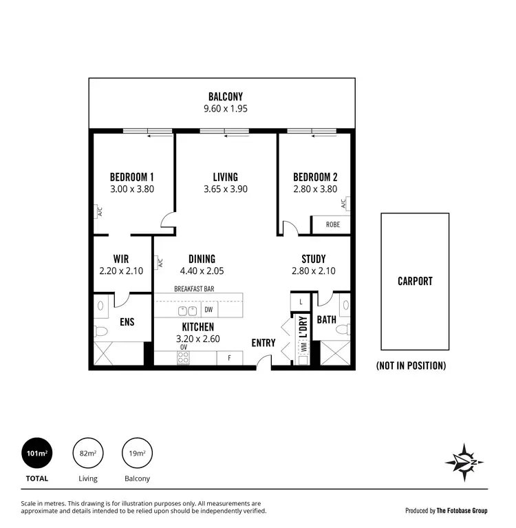 Floorplan of Homely house listing, 108/293 Fullarton Road, Parkside SA 5063