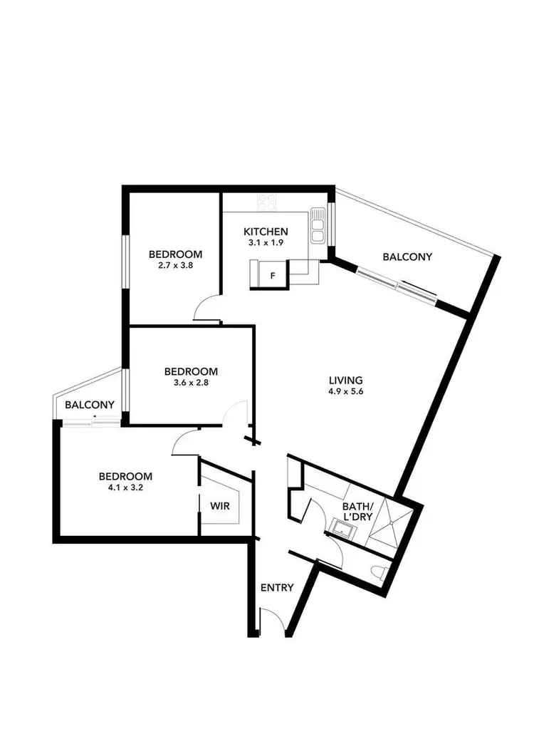 Floorplan of Homely apartment listing, 42/13 South Esplanade, Glenelg SA 5045