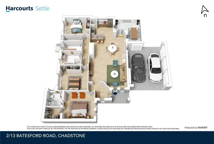 Floorplan of Homely unit listing, 2/13 Batesford Road, Chadstone VIC 3148