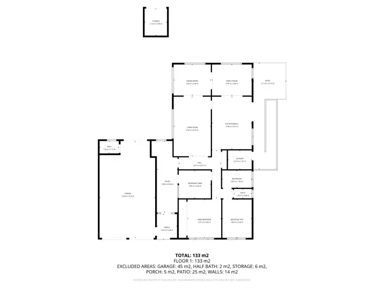 Floorplan of Homely house listing, 2 Pyala Place, Orange NSW 2800