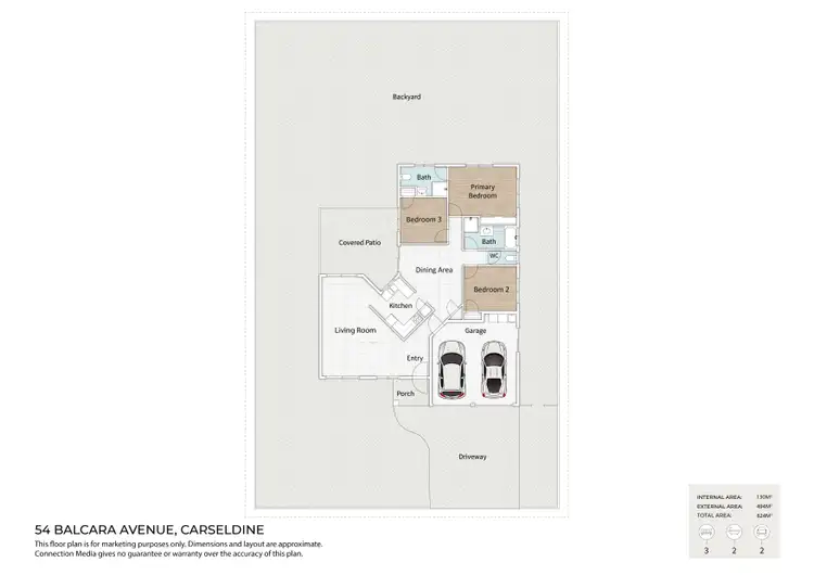 Floorplan of Homely house listing, 54 Balcara Avenue, Carseldine QLD 4034