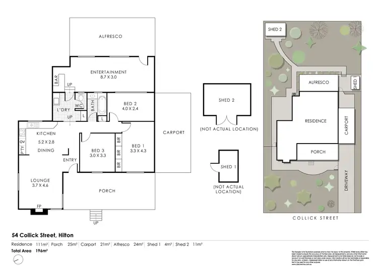 Floorplan of Homely house listing, 54 Collick Street, Hilton WA 6163