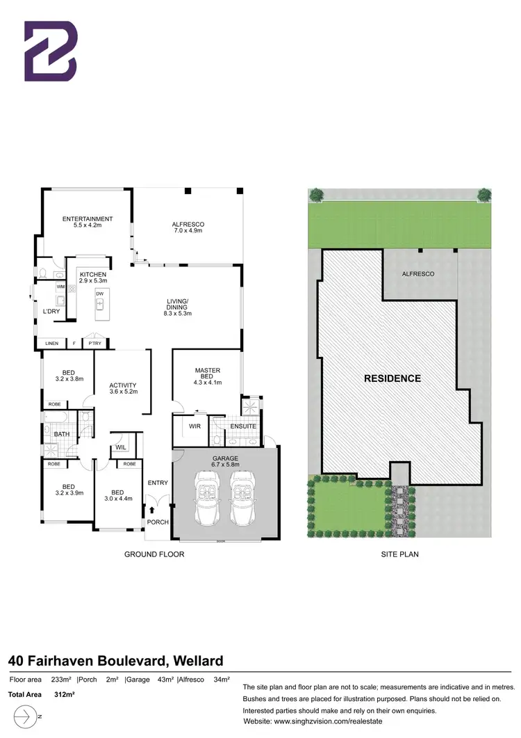 Floorplan of Homely house listing, 40 Fairhaven Boulevard, Wellard WA 6170