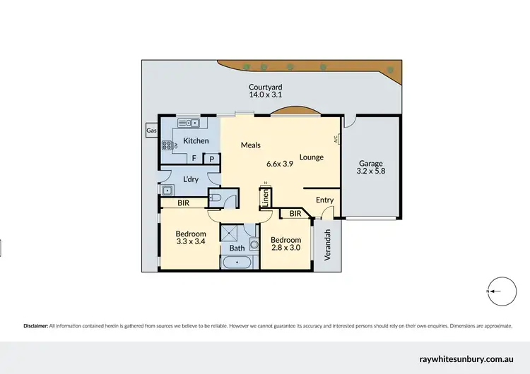 Floorplan of Homely unit listing, 3/56 Cosmos Street, Glenroy VIC 3046