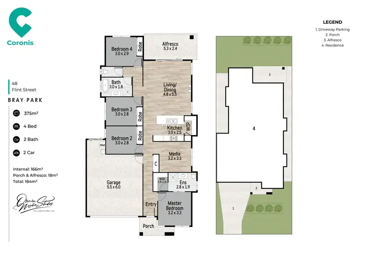Floorplan of Homely house listing, 48 Flint Street, Bray Park QLD 4500