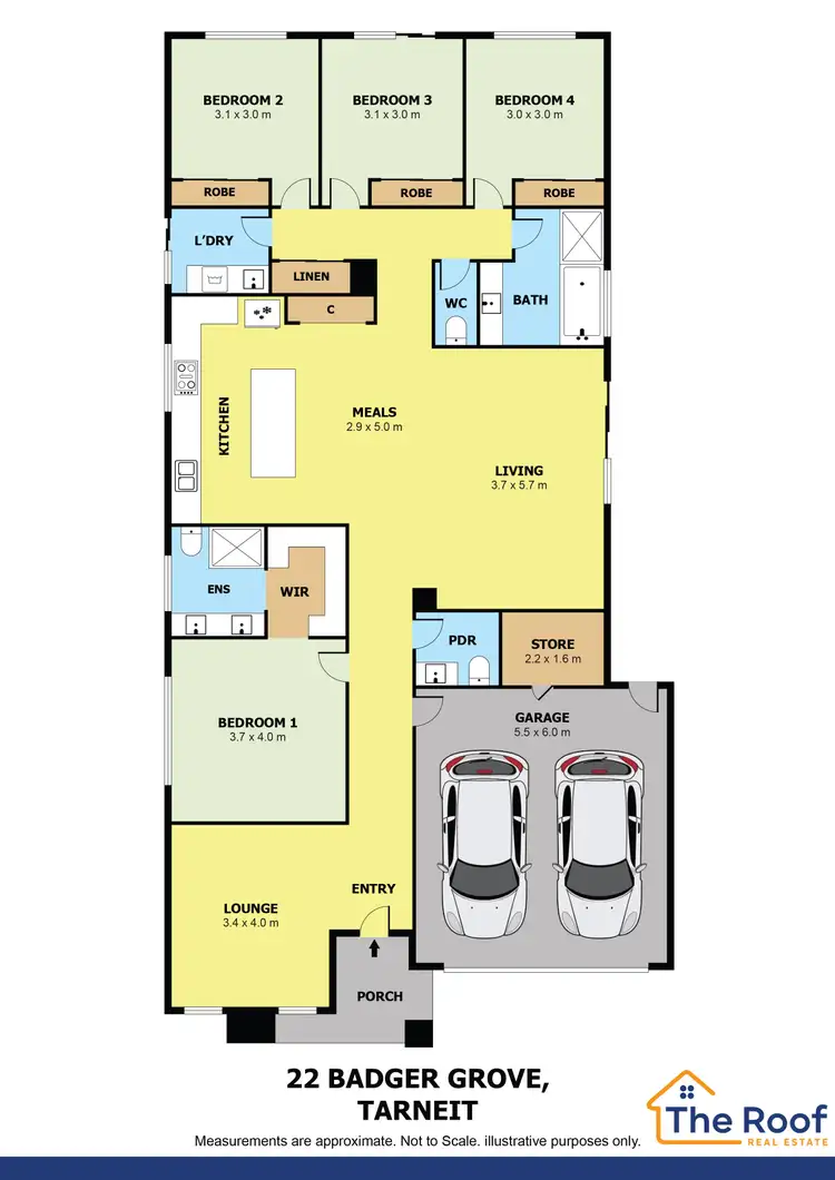 Floorplan of Homely house listing, 22 Badger Grove, Tarneit VIC 3029