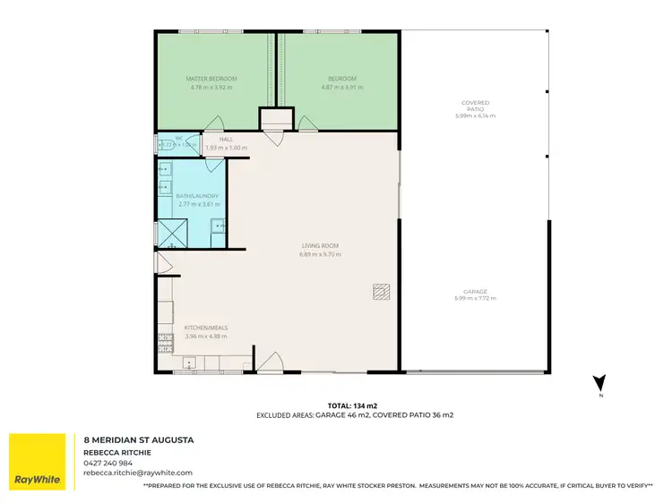 Floorplan of Homely other listing, 8 Meridian Street, Augusta WA 6290