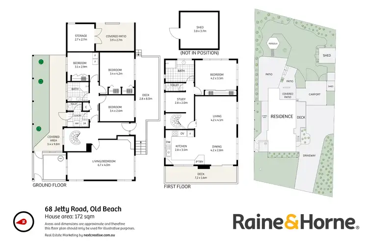 Floorplan of Homely house listing, 68 Jetty Road, Old Beach TAS 7017