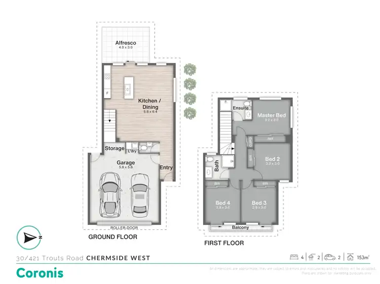 Floorplan of Homely townhouse listing, 30/421 Trouts Road, Chermside West QLD 4032