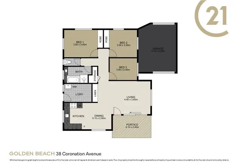 Floorplan of Homely house listing, 38 Coronation Avenue, Golden Beach QLD 4551