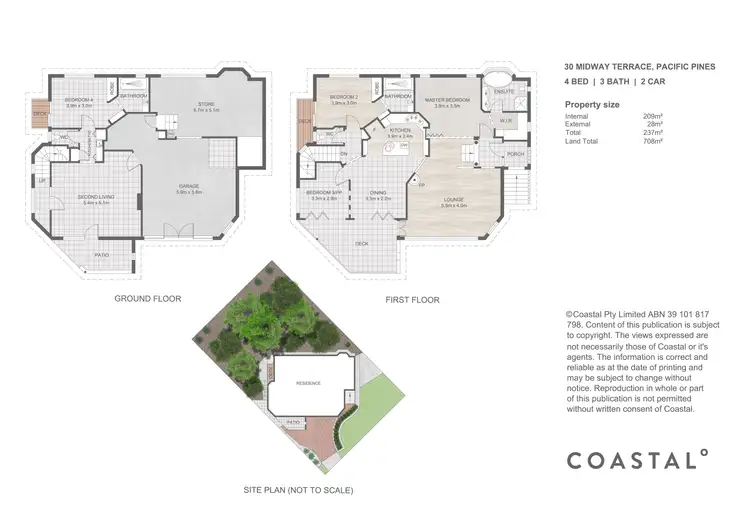 Floorplan of Homely house listing, 30 Midway Terrace, Pacific Pines QLD 4211