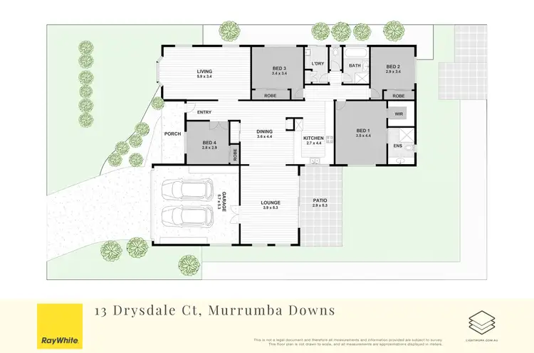 Floorplan of Homely house listing, 13 Drysdale Court, Murrumba Downs QLD 4503