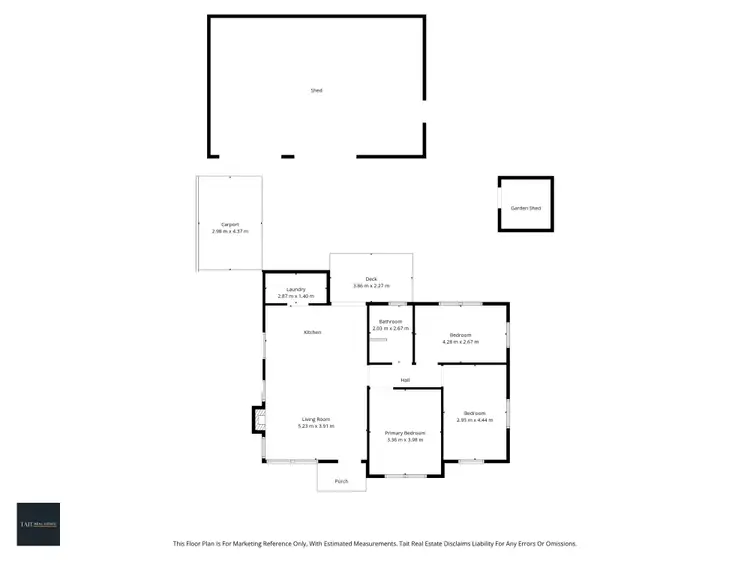 Floorplan of Homely house listing, 5 Morrell Street, Wangaratta VIC 3677