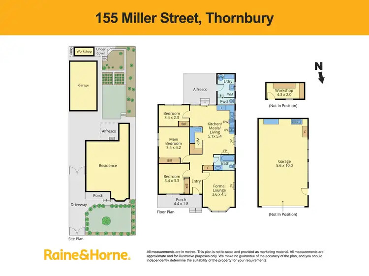 Floorplan of Homely house listing, 155 Miller Street, Thornbury VIC 3071