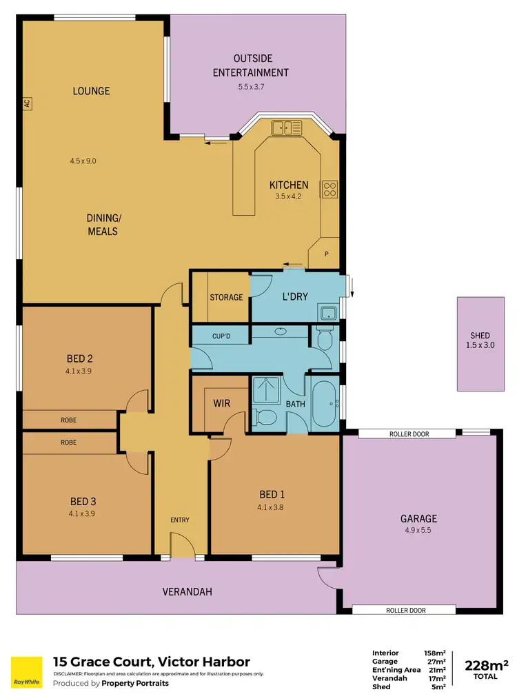 Floorplan of Homely house listing, 15 Gare Court, Victor Harbor SA 5211