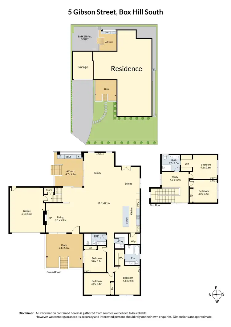 Floorplan of Homely house listing, 5 Gibson Street, Box Hill South VIC 3128