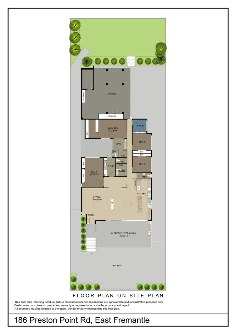 Floorplan of Homely house listing, 186 Preston Point Road, East Fremantle WA 6158