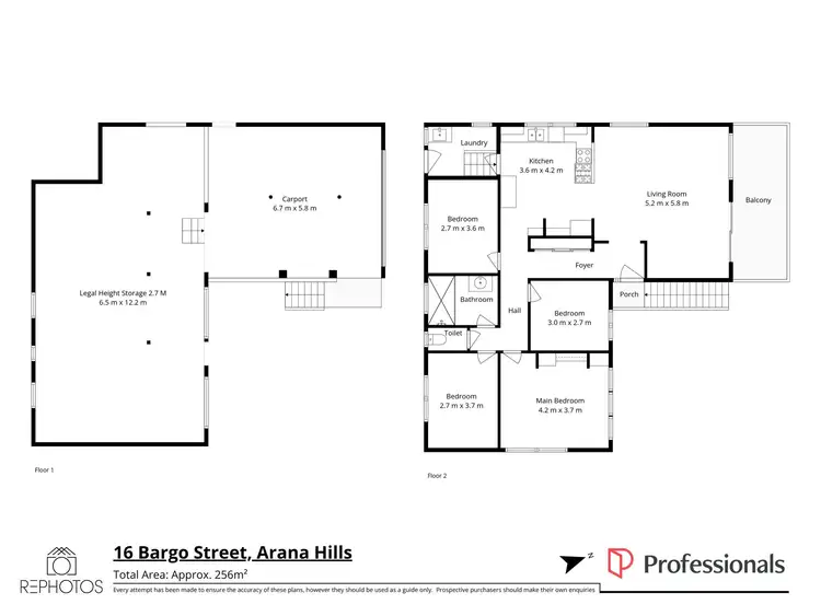 Floorplan of Homely house listing, 16 Bargo Street, Arana Hills QLD 4054