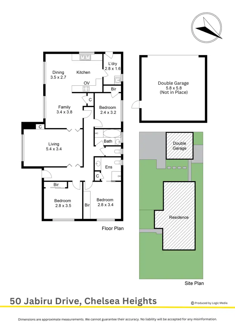 Floorplan of Homely house listing, 50 Jabiru Drive, Chelsea Heights VIC 3196