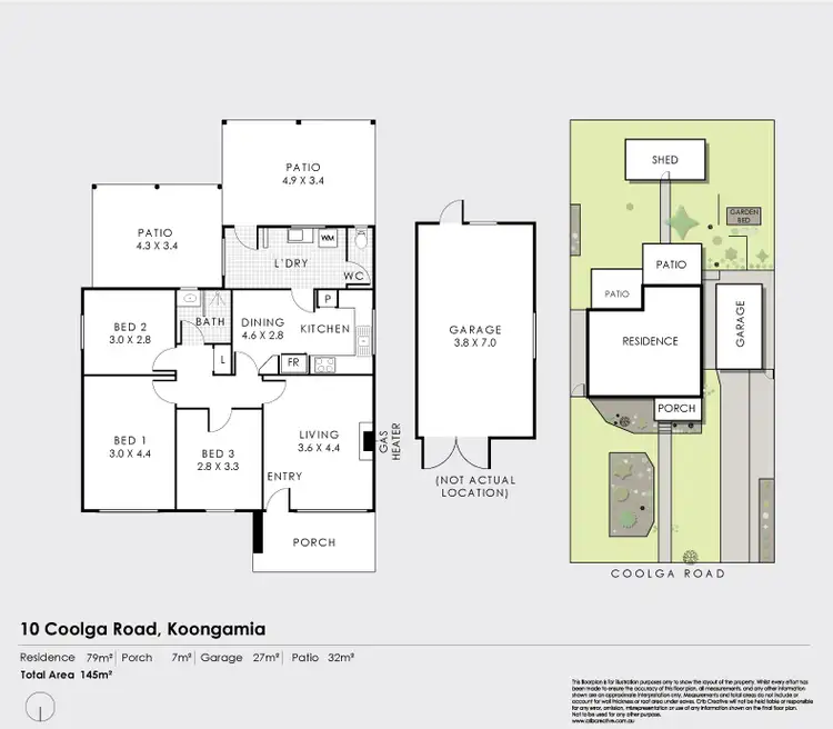 Floorplan of Homely house listing, 10 Coolga Road, Koongamia WA 6056
