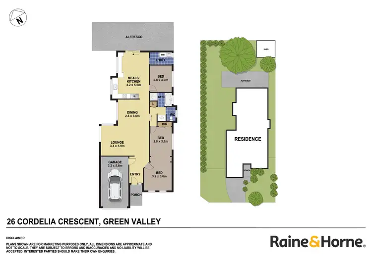 Floorplan of Homely house listing, 26 Cordelia Crescent, Green Valley NSW 2168