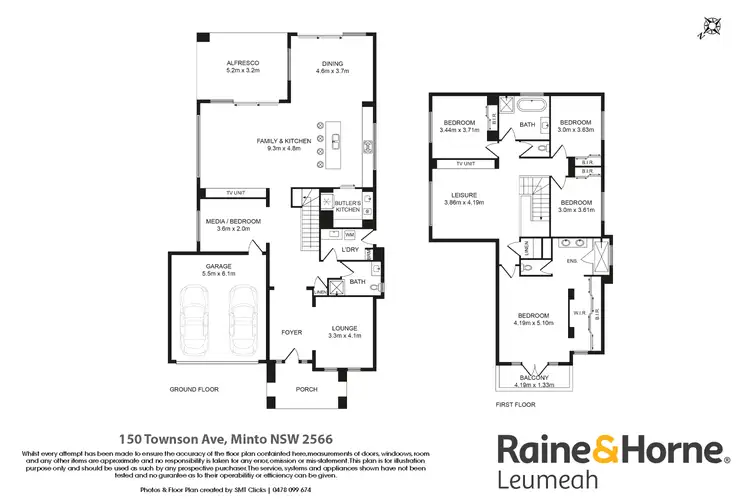 Floorplan of Homely house listing, 150 Townson Avenue, Minto NSW 2566
