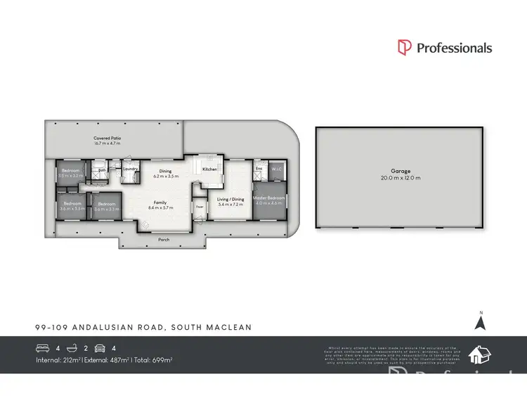 Floorplan of Homely house listing, 99-109 Andalusian Drive, North Maclean QLD 4280