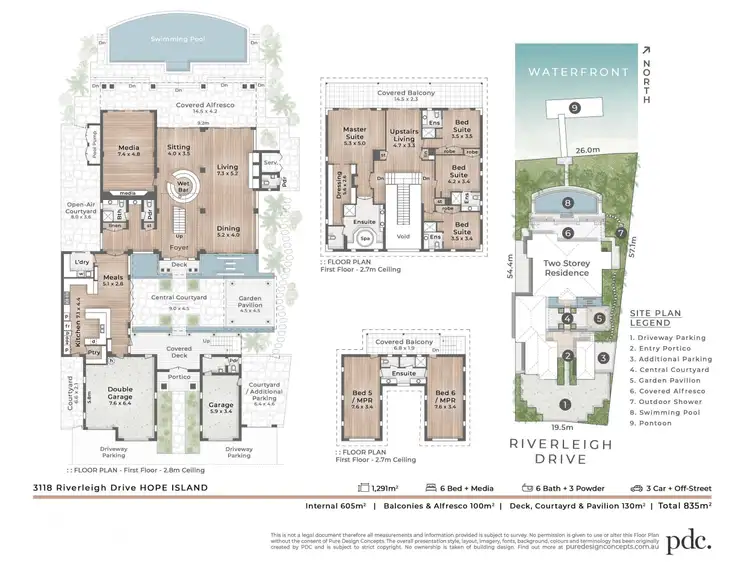 Floorplan of Homely house listing, 3118 Riverleigh Drive, Hope Island QLD 4212