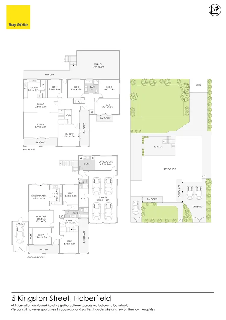 Floorplan of Homely house listing, 5 Kingston Street, Haberfield NSW 2045