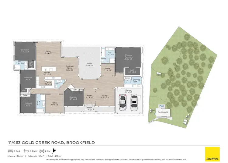 Floorplan of Homely rural property listing, 11/463 Gold Creek Road, Brookfield QLD 4069
