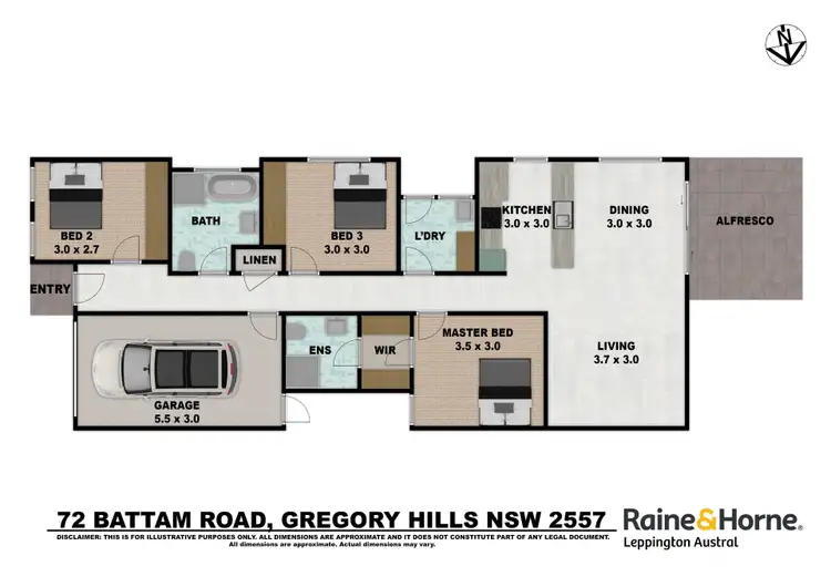 Floorplan of Homely house listing, 72 Battam Road, Gregory Hills NSW 2557